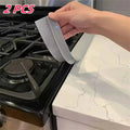 2PCS Kitchen Stove Gap Cover, PVC Self-Adhesive T-Shaped Seal Strip Oil Proof, for Countertop Sink Cabinet Gap Filler, Grey