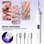 Electric Nail Polisher Drill Bits Set Nails Grinding Polishing Cuticle Trimmer Art Sanding File Pen Manicure Professional Device
