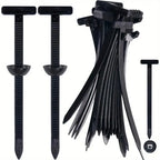 Cable Tie Buckle Fixed Through The Core Nail Cable Tie Buckle Mudguard Fender Inner Lining Trunk Buckle