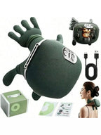 Advanced 4D Shiatsu Neck and Shoulder Massager with Heat & Finger Massage - Wireless, Deep Tissue, Simulated Human Hand Design