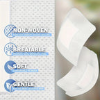 50PCS Non-Woven Medical Adhesive Bandages, Easy Tear Wound Dressing, Individually Wrapped Protection Equipment for First Aid Kit