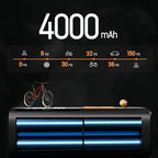 3-in-1 Portable Air Compressor & Tire Inflator, 150 PSI, Emergency Power Bank & LED Light, USB-C Rechargeable, Suitable for Car