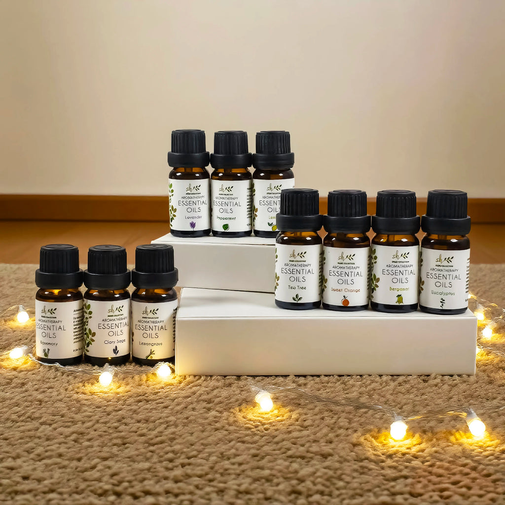 10Pcs&6pcs Essential Oil Gift Set, for Diffuser, Humidifiers, Skin Care, Massage, Fragrance Oil Scent for DIY Candle Soap Making
