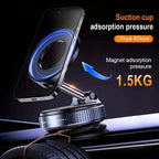 2026 NEW CAR Phone Magnetic Stand Multi-Functional Vacuum Adsorption Stretching And Folding 360° Rotate Navigation Stand