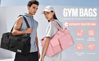 Fitness Sports Travel Bag Waterproof Duffel Weekender - Versatile Sports Travel Gym Bag with Dry & Wet Separation