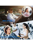 Wireless Headphones Bluetooth 5.0 Headphones 3D HiFi Stereo Noise Cancellation In-Ear Built-in Mic with Charging Case