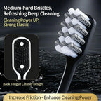 2/6/10PCS Hard Bristle Toothbrush Deep Cleaning Adult Dental Care Teeth Whitening Stain Removal Oral Care Toothbrush