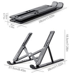 Foldable Laptop Stand Adjustable Portable Foldable Bracket Support Base ABS Plastic Holder For Macbook Laptop PC Accessories