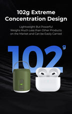 WESTTUNE Tiny Air Pump with Camping Lantern 4.5kPa Air Pump with Magnetic Design for Inflatable Air Mattress Sleeping Pads