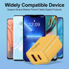 48W Fast Charger Set 4 in 1 2M USB C Cable Multi Port Wall Adapter For iPhone 17 17 Air 16 15 Pro Max Samsung Galaxy S26 S25 S24 Ultra iPad AirPods Universal Travel Power Block