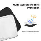 Car Window Sunshade Cover Sun Shade Windshield Visor Protector Windscreen Folding Auto UV Protection Curtain Styling Accessories