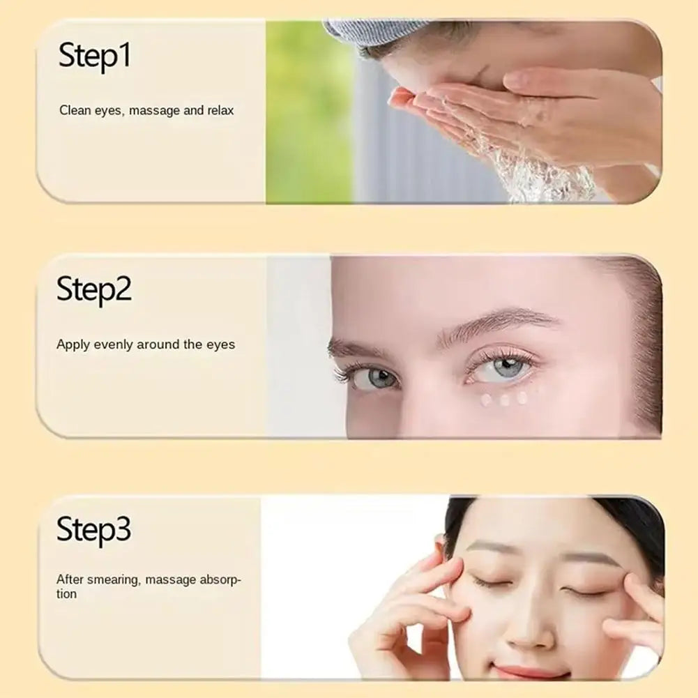Instant Eye Cream For Temporary Eye Tightening Remove Eye Bags Puffiness Dark Circles Fine Lines Moisturizing Firming Eye Care