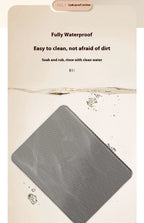 Cat Litter Mat 2-Layer Design Premium Sand Trapping Technology Waterproof Base Non-Slip Pet Floor Protector for Indoor Kittens