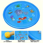 Children Play Spray Mat 100cm Beach Inflatable Water Sprinkler Pad Outdoor Game Toy Lawn Swimming Pool Mat Kids Toys