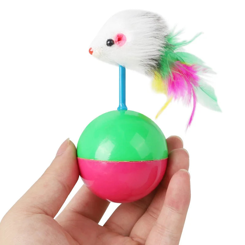 Cat Toy Tumbler Mouse Teasing Cat Deboredom Caged Mouse Toy Self Hilarious Deboredom Cat Toy Pet Toys