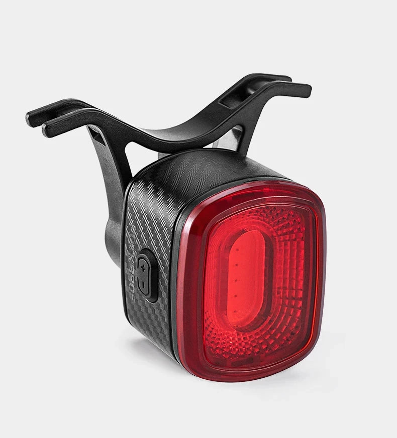 ROCKBROS Local Ship Bicycle Brake Light IPx6 Taillight Type-C Bike Tail Rear Light Auto LED Riding Warning Safe Cycling Light