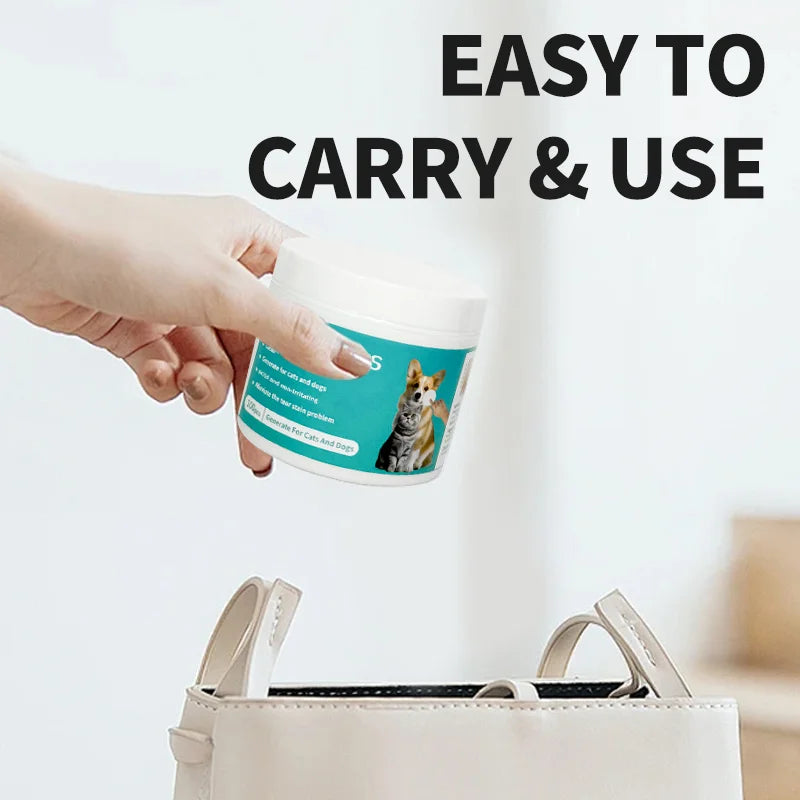 Pet supplies, pet unwashed gloves, cats, dogs, pet cleaning wipes, gloves that can be licked