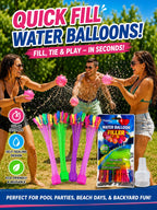 111pcs Summer Water Fight Party Favor Set, Outdoor Party Gift Pack for Pool Parties, Beach Games, Birthday Parties, Family Fun and Group Activities