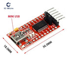 1-10PCS FT232RL FT232 FTDI USB 3.3V 5.5V to TTL Serial Adapter Module for Arduino FT232 Pro Mini Port USB TO TTL 232 Type-C USB