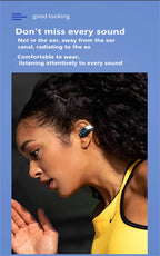 Earphone Clip Wireless Bluetooth Headphone Bone Conduction Headset High Quality TWS Auriculares Sport Noise Canceling With Mic - Nexvibe
