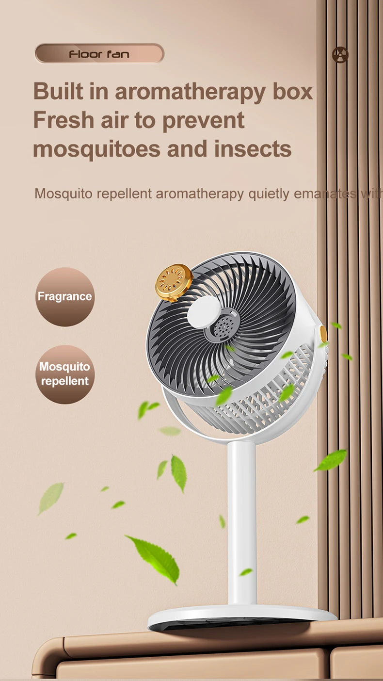 Wireless Fan Height Adjustable Outdoor Travel Camping Long Endurance USB Charging Portable Student Dormitory High Wind Power