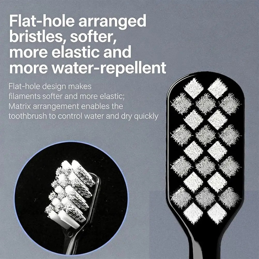 2/6/10PCS Hard Bristle Toothbrush Deep Cleaning Adult Dental Care Teeth Whitening Stain Removal Oral Care Toothbrush
