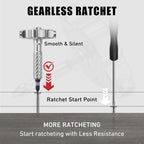 VMAN 66in1 Multifunction Ratchet Screwdriver Set Multi Magnetic Bits Mini Repair Tool Kit Household Tool For PC & Desk Etc.