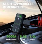 UTRAI Power Bank  4000A Jump Starter Portable Charger Car Booster 12V Auto Starting Device Emergency Car Battery Starter