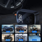 Portable Bicycle Pump 150 PSI - Wireless Electric Tire Inflator for Bikes, Cars, and More