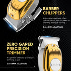 Sejoy Rechargeable Hair Clipper Combo Professional Electric Hair Trimmer Set Cordless Haircut Machine Kits for Barber