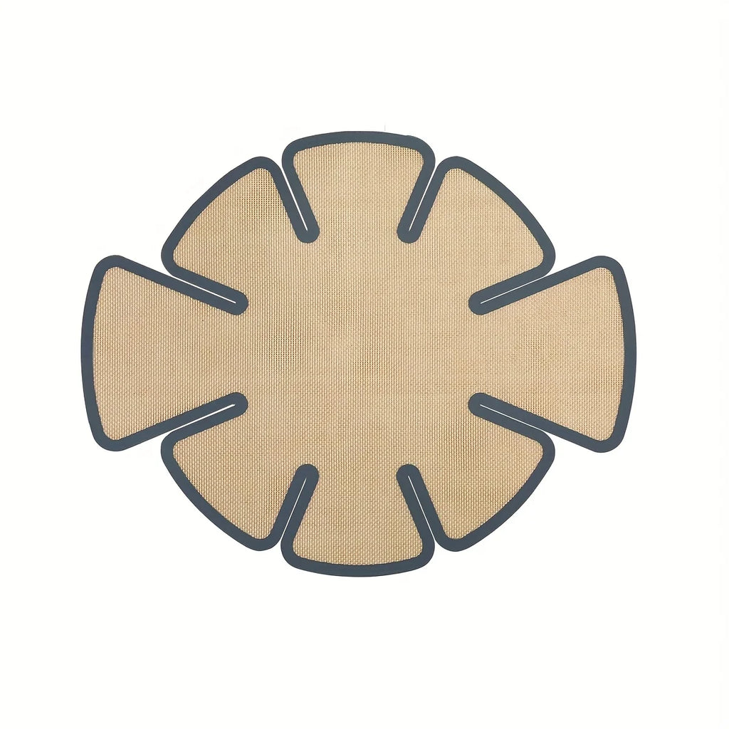 1 extra-long silicone baking toast mat, reusable food-grade bread mat with safe edges and handles, non-stick