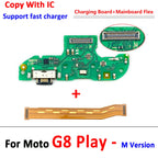 NEW USB Charging Dock Main Board Motherboard Connector Flex Cable For Motorola Moto G4 Play G5 G7 Plus G8 Power G6 G9 Play