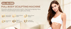 Lymphatic Drainage Massager & Anti-Cellulite Tool, Body Sculpting Machine with Heat Vibration Soothing Pulse for Legs Arms Hips