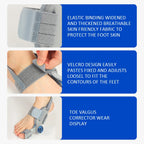 Adjustable Unisex Bunion Foot Adjuster Hallux Valgus Braces Rotatable Toe Separator Straightener Pedicure Finger Toe Adjuster
