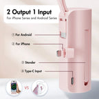 Mini Power Bank Portable 4500mAh Power Phone Charger Capsule Dual USB-C Ports For IPhone16/ 15/15 plus/15 pro/15 pro Max/Android