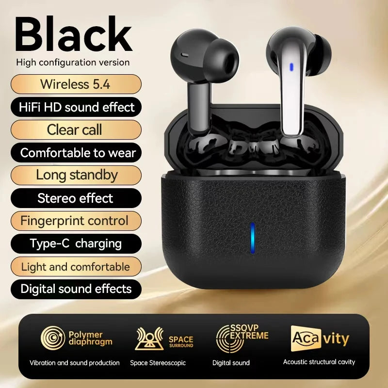 K05 Series TWS Wireless Earbuds 5.3 Bluetooth Headphones Long Playtime Noise Cancelling Voice Call for Gaming Business & Sports