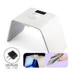 Foldable 7 Color LED Photon Facial Body Beauty Machine Skin Rejuvenation Light Nano Spray Equipment Home Skin Care SPA Instrument