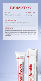 SADOER Anti Freckle Cream Face Brightening Creams Spot Removing Anti-aging Moisturizing Freckles Removal Facial Cream Skin Care