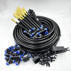 GEEIRR Irrigation spray nozzles kit For Greenhouse Garden Flowers Plant Watering 360° Adjustable Misting Cooling systems