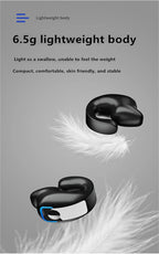 Earphone Clip Wireless Bluetooth Headphone Bone Conduction Headset High Quality TWS Auriculares Sport Noise Canceling With Mic - Nexvibe