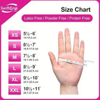 2/20/50/100pcs Black Disposable Nitrile Gloves, Latex-Free Waterproof Anti-Static Multi-Purpose Work Gloves, Powder-Free, Suitable For Kitchen, Bathroom, Home, Hair Dyeing, Beauty Salon, Painting, Craft Protection Gloves [No