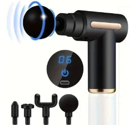 Muscle Relaxation Mini Massage Gun, Suitable For Full-Body And Arm And Back Massage. Mini And Compact, Portable, Type-C Charging, Handheld Electric Muscle Massager To Relax Muscles After Exercise And Fitness