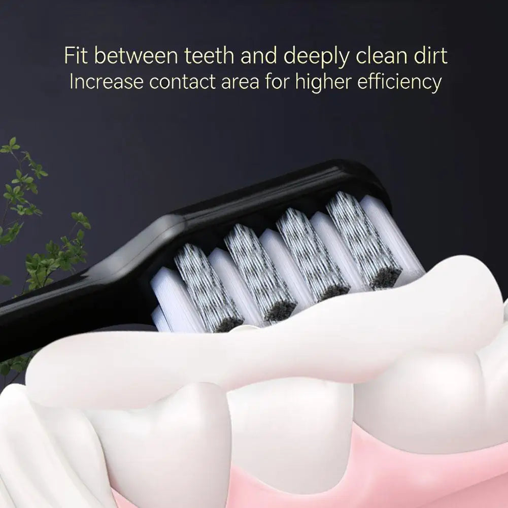 2/6/10PCS Hard Bristle Toothbrush Deep Cleaning Adult Dental Care Teeth Whitening Stain Removal Oral Care Toothbrush
