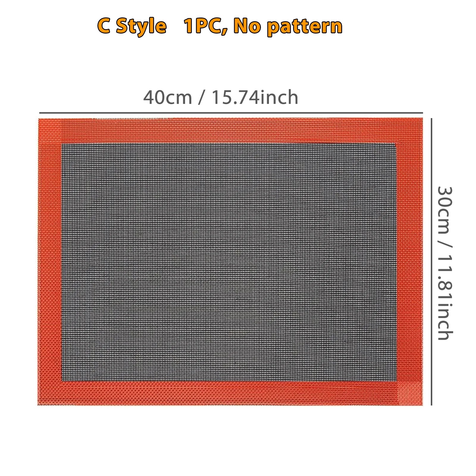1PC Perforated Silicone Baking Mat, 2 Sides with Puff & Round Patterns, Reusable Non-stick Oven Liner, for Cookies Macaron Bread