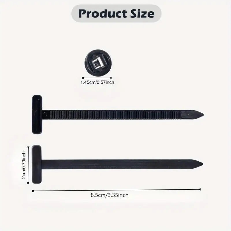 Cable Tie Buckle Fixed Through The Core Nail Cable Tie Buckle Mudguard Fender Inner Lining Trunk Buckle