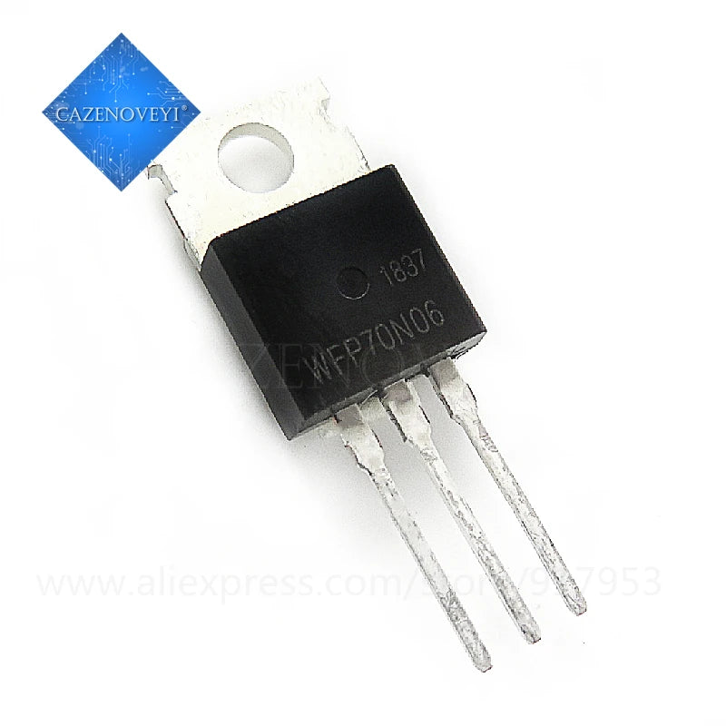 10pcs/lot WFP70N06 FP70N06 RFP70N06 70N06 TO-220 60V 70A In Stock