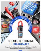 ANENG ST180 Digital Clamp Meter 4000 Counts Multimeter AC Current NCV Capacitance Resistance Frequency Tester Measurement Tool