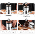 Multipurpose Electric Coffee Bean Grinding Tool Stainless Steel Milling Machine for Seeds Spices Herbs Nuts Coffee Grinder