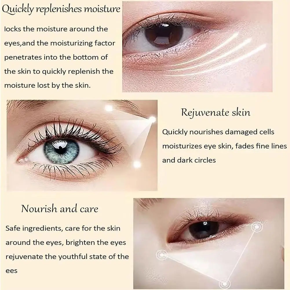 Instant Eye Cream For Temporary Eye Tightening Remove Eye Bags Puffiness Dark Circles Fine Lines Moisturizing Firming Eye Care