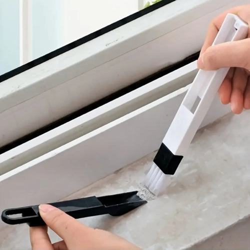 1PC window slot cleaning brush, screen window cleaning tool, keyboard slot small brush, glass belt dustpan gap brush